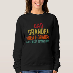 Mens Fathers Day From Grandkids Dad Grandpa Great Sweatshirt