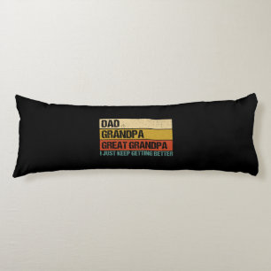 Mens Fathers Day Gift from Grandkids Dad Grandpa Body Cushion
