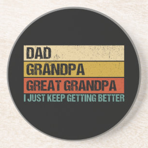 Mens Fathers Day Gift from Grandkids Dad Grandpa Coaster