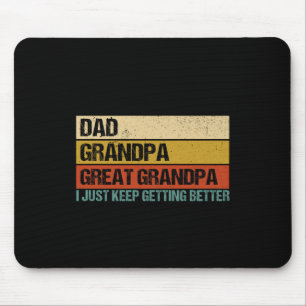 Mens Fathers Day Gift from Grandkids Dad Grandpa  Mouse Mat