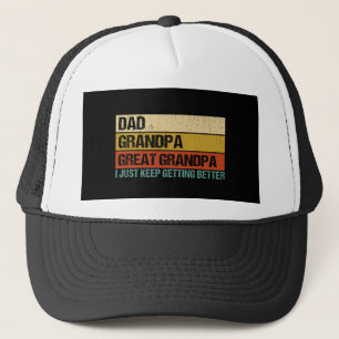 Mens Fathers Day Gift from Grandkids Dad Grandpa Trucker Hat