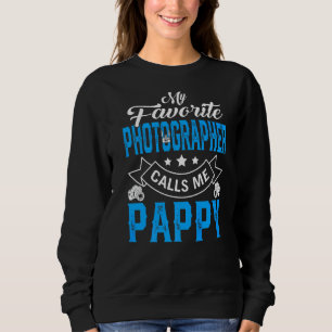 Mens Father's Day My Favourite Photographer Calls Sweatshirt