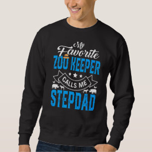 Mens Father's Day My Favourite Zoo Keeper Calls Me Sweatshirt