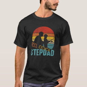 Mens Fathers Day Reel Cool Stepdad Fishing Fishe T-Shirt