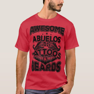 Mens Fathers Day Tee  Awesome Abuelos Have Tattoos