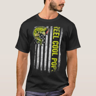Men's Father's Day Tee Reel Cool Pops Fish America