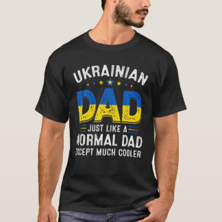 Mens Fathers Day Ukrainian Dad Definition Ukraine T-Shirt