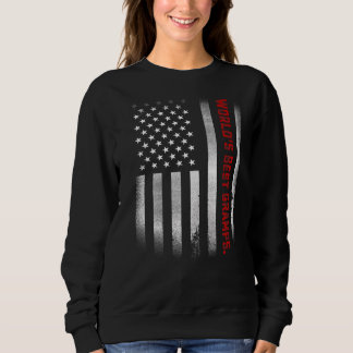 Mens Fathers Day   World's Best Gramps Ever Us Fla Sweatshirt