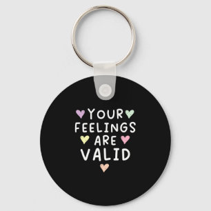 Mens feelings are valid awareness mental health key ring