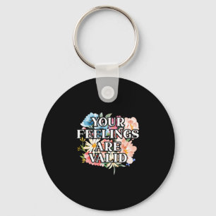 Mens feelings are valid mental health awareness key ring