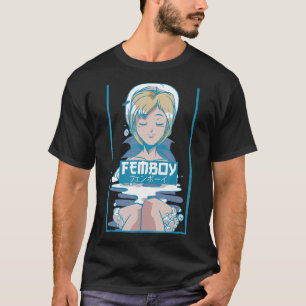 Mens Femboy Vaporwave Aesthetic Femboy T-Shirt