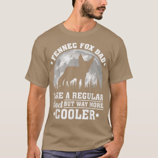 Mens Fennec Fox Dad Like A Regular Dad Fennec Fox T-Shirt