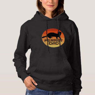 Mens Ferret Dad Hoodie