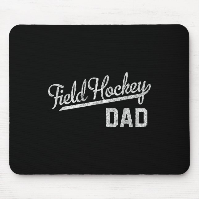Mens Field Hockey Dad  Mouse Mat (Front)