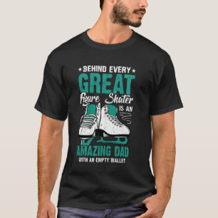 Mens Figure Skates Father's Day Sport Figure Ice S T-Shirt