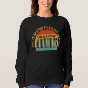 Mens Figure Skating Dad Financier Aka Dad Scan For Sweatshirt