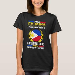 Mens Filipino Proud Filipino Residents Pinoy Pinay T-Shirt