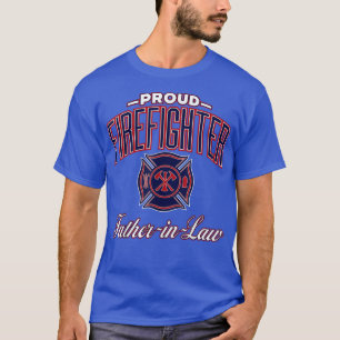 Mens Firefighter FatherinLaw  for Men  T-Shirt