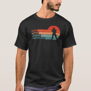 Mens Firefighting Fireman Volunteer Firefighter T-Shirt