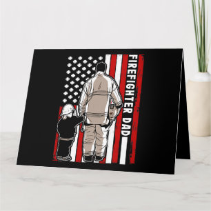 Mens Fireman have Big Hoses fun pun burning gift Card