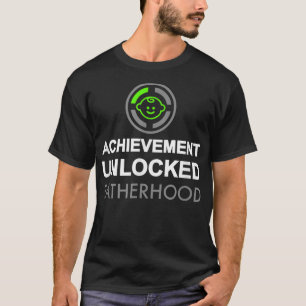 Mens First Fathers Day   Achievement Unlocked Fath T-Shirt