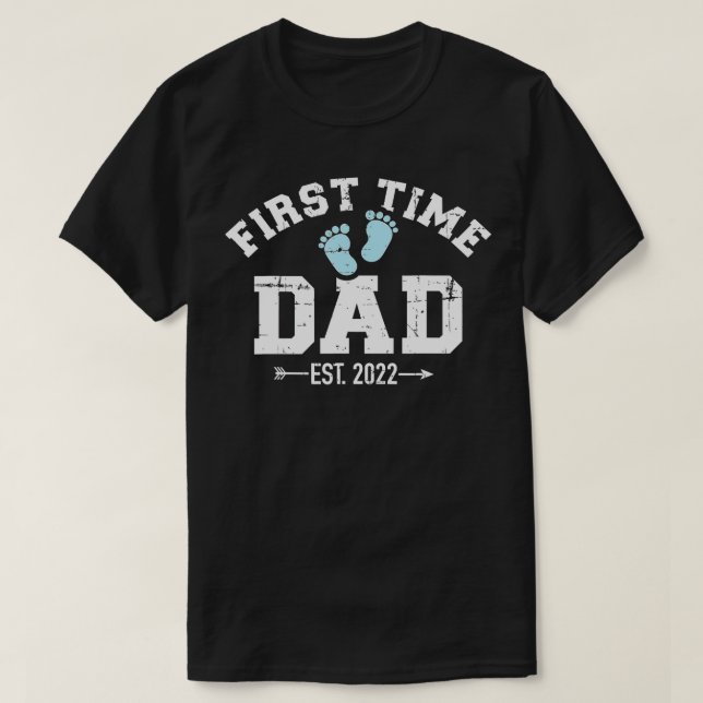 Mens First time dad 2022  T-Shirt (Design Front)