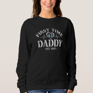 Mens First time Daddy 2023 Father's Day Soon to be Sweatshirt