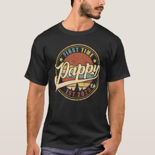 Mens First Time Pappy 2023 For Promoted To Dad T-Shirt