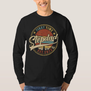Mens First Time Stepdad 2023 For Promoted To Dad T-Shirt