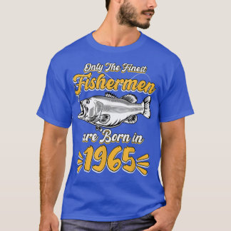 Mens Fisherman 56th Birthday  Funny Fishing Vintag T-Shirt