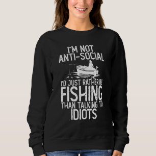 Mens Fisherman - Id Rather Be Fishing Sweatshirt