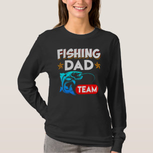 Mens Fishing Dad Team Angler Family Angel Daddy T-Shirt