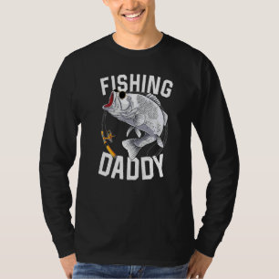Mens Fishing Daddy Largemouth Bass Fisherman Fath T-Shirt