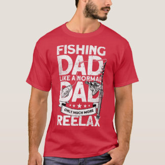 Mens Fishing DadFishing Fisherman Angler654  T-Shirt