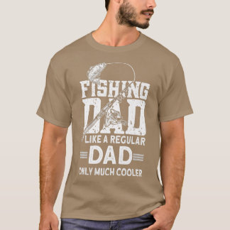 Mens Fishing DadFishing Fisherman Angler 2533 T-Shirt