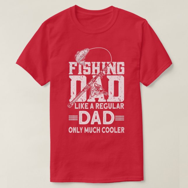Mens Fishing DadFishing Fisherman Angler 2535  T-Shirt (Design Front)
