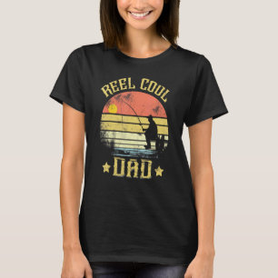 Mens  Fishing Reel Cool Dad T-Shirt
