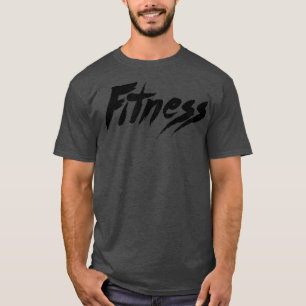 Mens FITNESS  Gym Fitness Workout Motivational Des T-Shirt