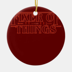 Mens Fixer of Things Father's Day Carpenter Handy Ceramic Tree Decoration