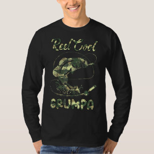Mens Flag Camo Reel Cool Grumpa Fathers Day T-Shirt
