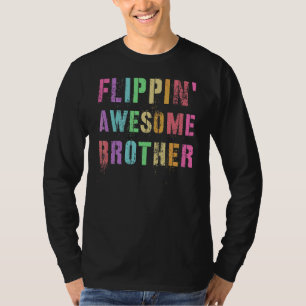 Mens Flippin' Awesome Brother Gymnastics Team Gymn T-Shirt