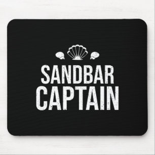 Mens float the boat's sandbar captain performance mouse mat