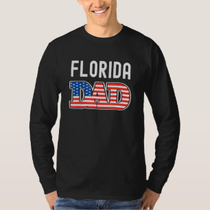 Mens Florida Dad USA States Mens Florida State Fla T-Shirt