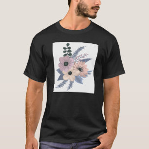 Mens flowers blossom floral flower bouquet flowers T-Shirt