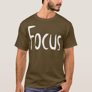 Mens FOCUS Gym Fitness Workout Bodybuilding Motiva T-Shirt