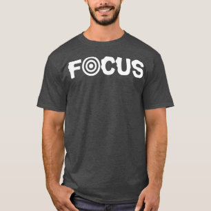 Mens FOCUS Gym Fitness Workout Bodybuilding Motiva T-Shirt