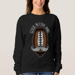 Mens Football Dad Fathers Day Sport American Rugby Sweatshirt
