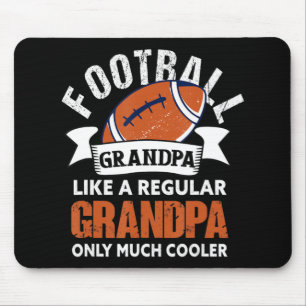 Mens Football Grandpa Fun Grandfather American Fo Mouse Mat