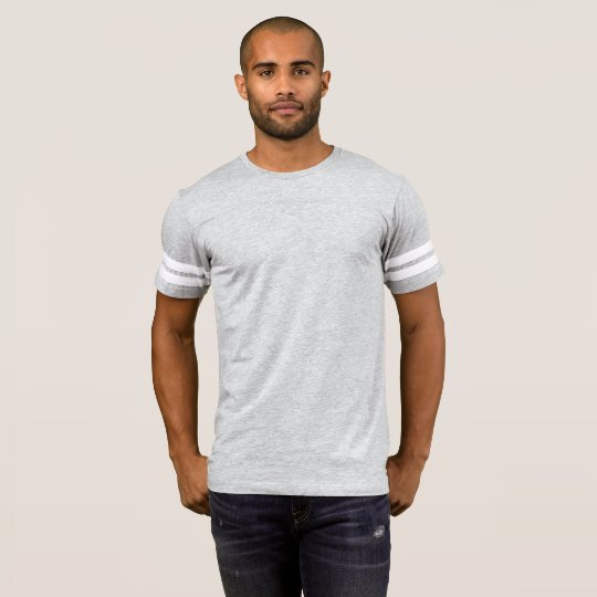 Men's American Football T-Shirt, Heather Grey