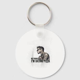 Mens For Anti Valentine’s Day Tattooed Single Man Key Ring